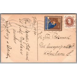 Julem�rke 1930 p� Postkort