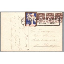 Julem�rke 1929 p� Postkort