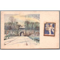 Julem�rke 1929 p� Postkort