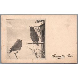 Julem�rke 1929 p� Postkort