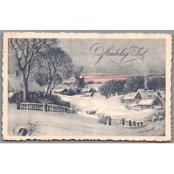 Julem�rke 1929 p� Postkort