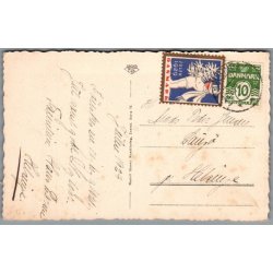 Julem�rke 1929 p� Postkort