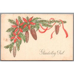 Julem�rke 1929 p� Postkort