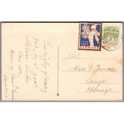 Julem�rke 1929 p� Postkort