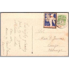 Julem�rke 1929 p� Postkort