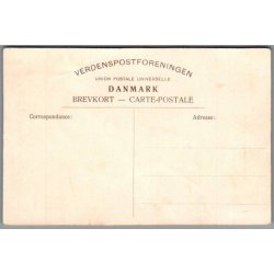 Silhuet - Postkort - Tivoli K�benhavn - Ubrugt