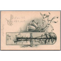 Julem�rke 1929 p� Postkort