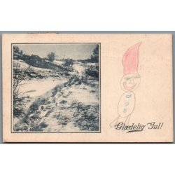 Julem�rke 1929 p� Postkort