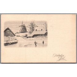 Julemrke 1929 p Postkort