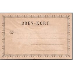 Silhuet - Postkort - Ubrugt