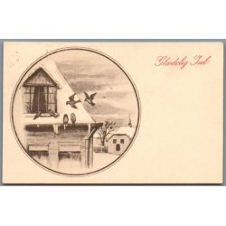 Julem�rke 1929 p� Postkort