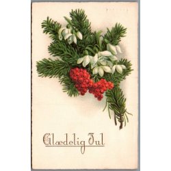 Julem�rke 1929 p� Postkort