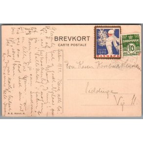 Julem�rke 1929 p� Postkort