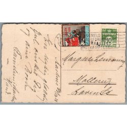 Julemrke 1928 p Postkort