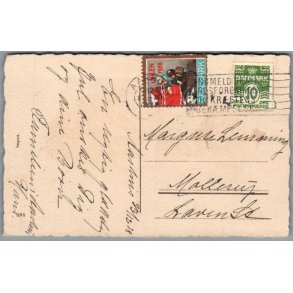 Julemrke 1928 p Postkort