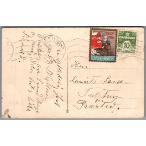 Julemrke 1928 p Postkort