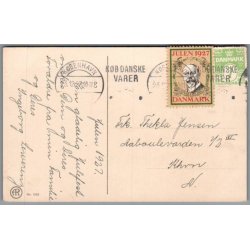 Julem�rke 1927 p� Postkort