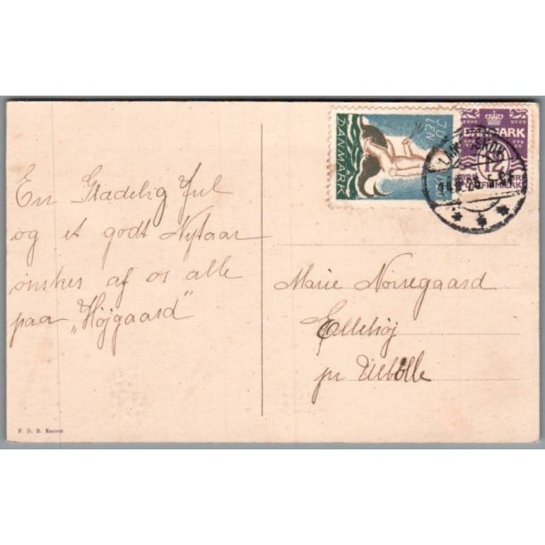 Julemrke 1926 p Postkort