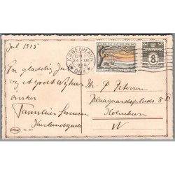 Julemrke 1925 p Postkort