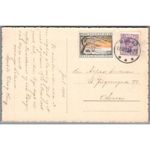 Julem�rke 1925 p� Postkort