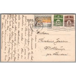 Julem�rke 1925 p� Postkort