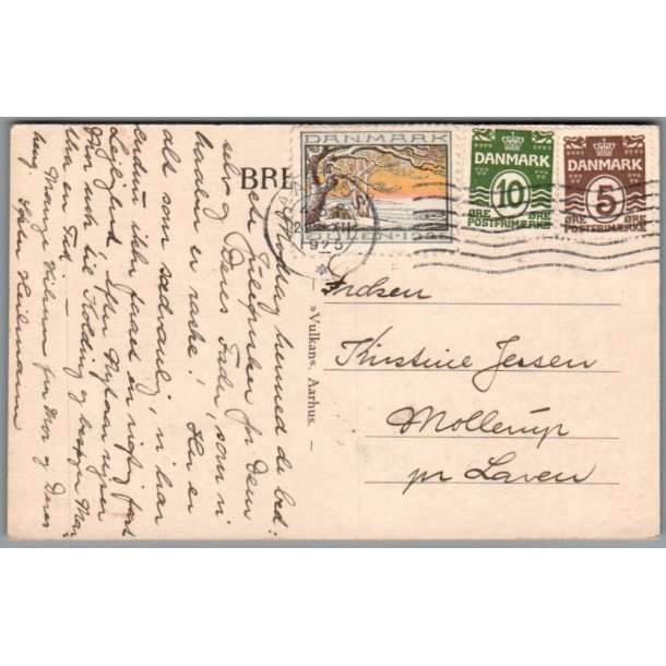 Julem�rke 1925 p� Postkort