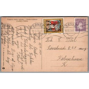 Julemrke 1924 p Postkort