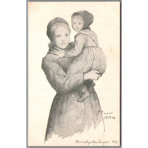 B�rnehj�lpsdagen 1908 - Ubrugt