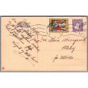 Julemrke 1924 p Postkort