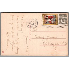 Julemrke 1924 p Postkort