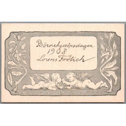 B�rnehj�lpsdagen 1908 - Ubrugt
