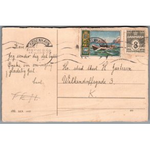 Julemrke 1923 p Postkort