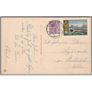 Julemrke 1923 p Postkort