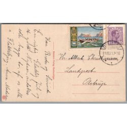 Julem�rke 1923 p� Postkort