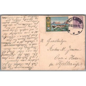 Julemrke 1923 p Postkort