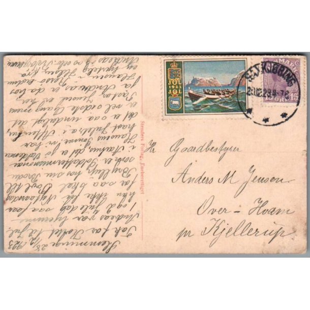 Julemrke 1923 p Postkort