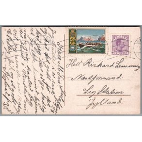 Julemrke 1923 p Postkort