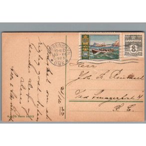 Julemrke 1923 p Postkort