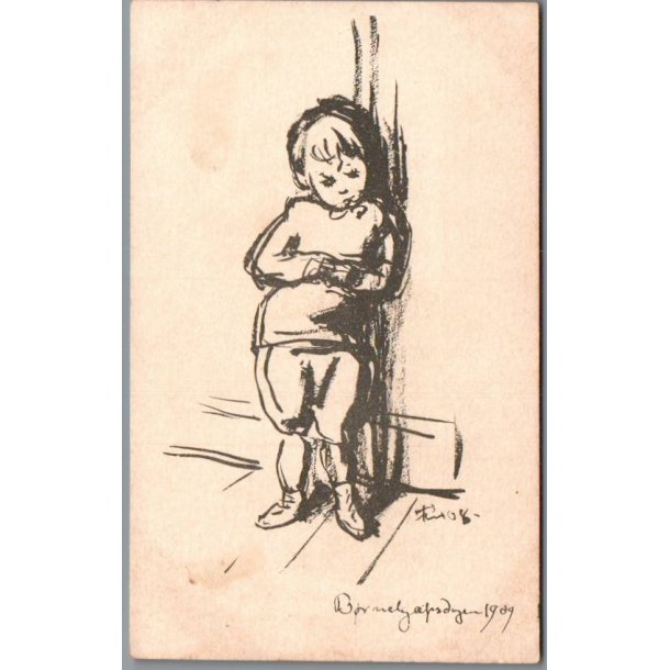 B�rnehj�lpsdagen 1909 - Ubrugt