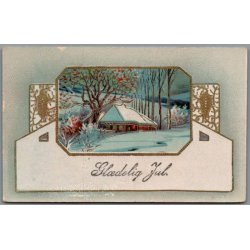 Julemrke 1923 p Postkort