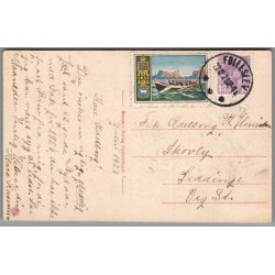 Julem�rke 1923 p� Postkort