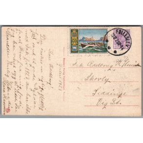 Julemrke 1923 p Postkort