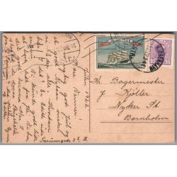 Julemrke 1922 p Postkort