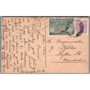 Julemrke 1922 p Postkort