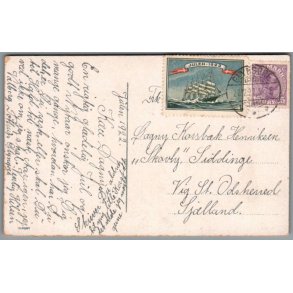 Julemrke 1922 p Postkort