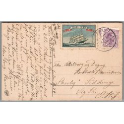 Julemrke 1922 p Postkort