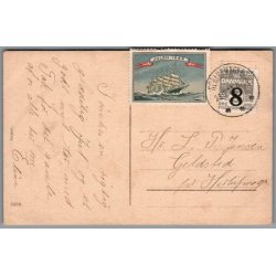 Julemrke 1922 p Postkort