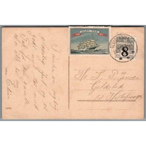 Julemrke 1922 p Postkort