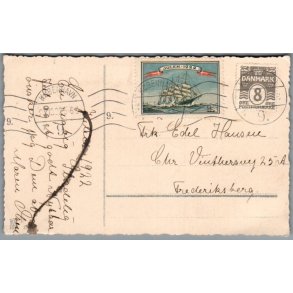Julemrke 1922 p Postkort
