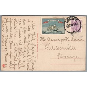 Julemrke 1922 p Postkort